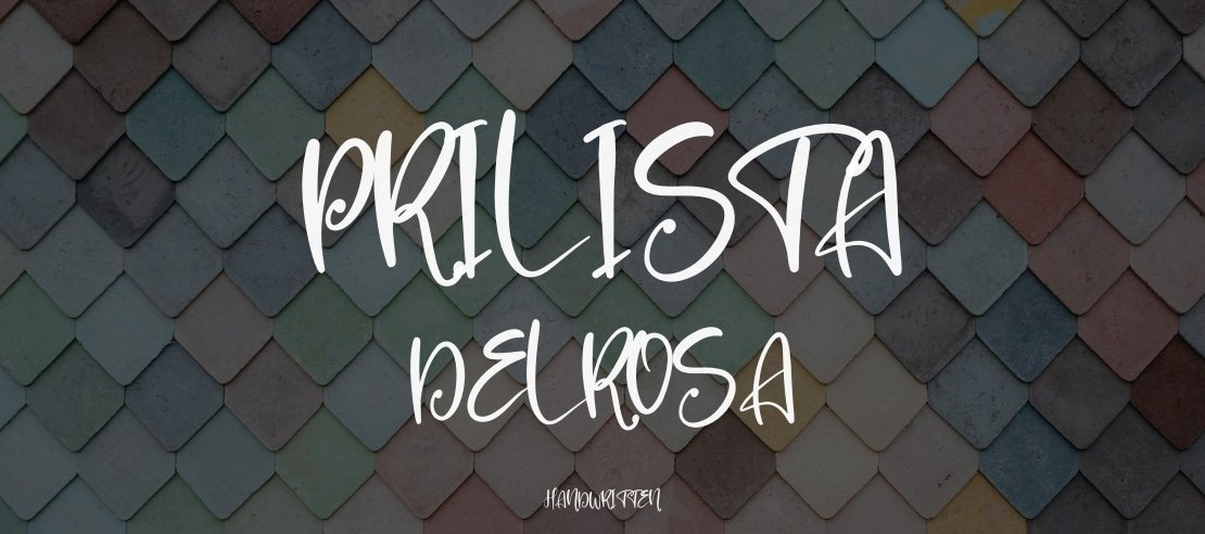 Prilista Delrosa Font