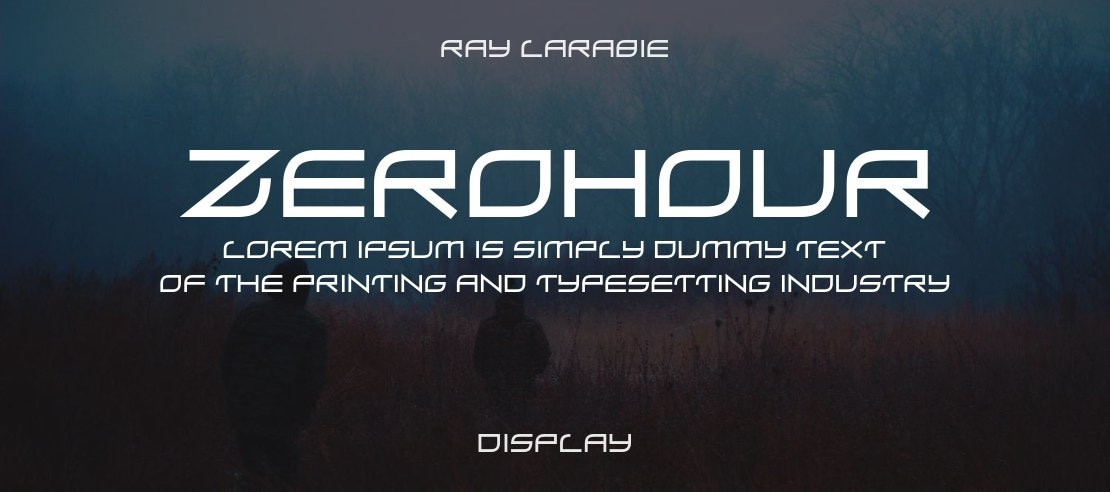 ZeroHour Font