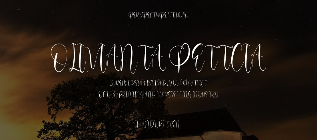 Olivianta Pettcia Font