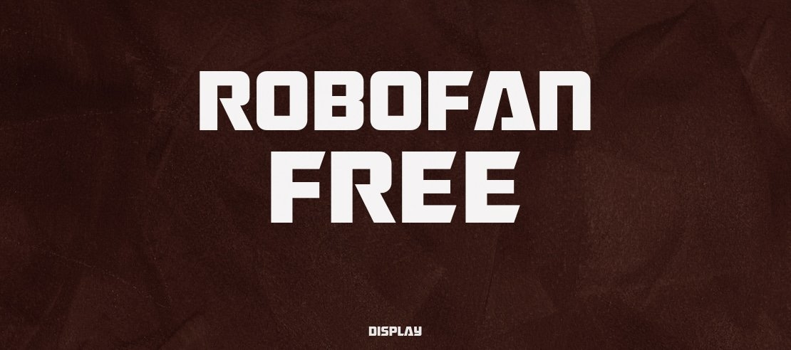 Robofan Free Font