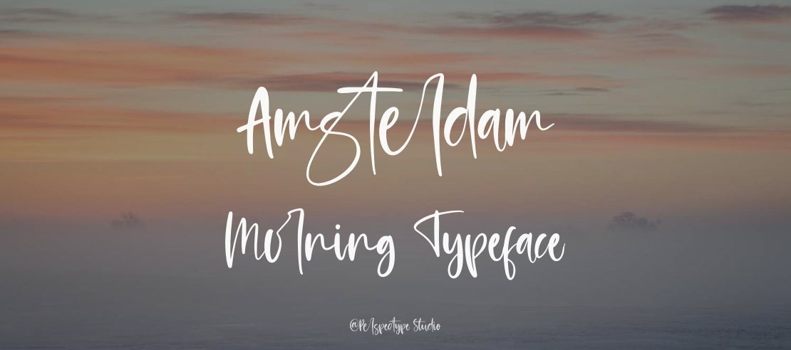 Amsterdam Morning Font