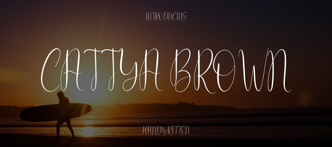 Cattya Brown Font Family