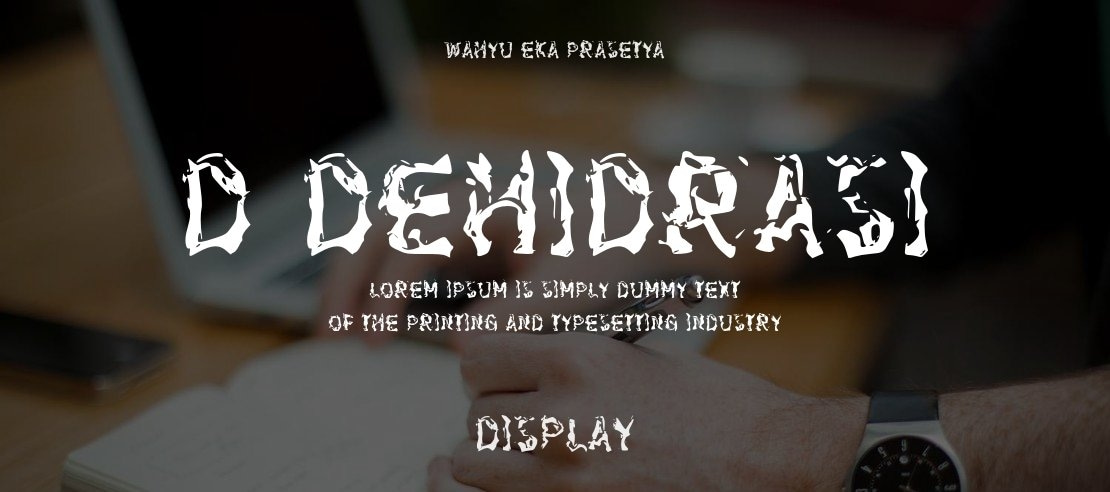 d Dehidrasi Font