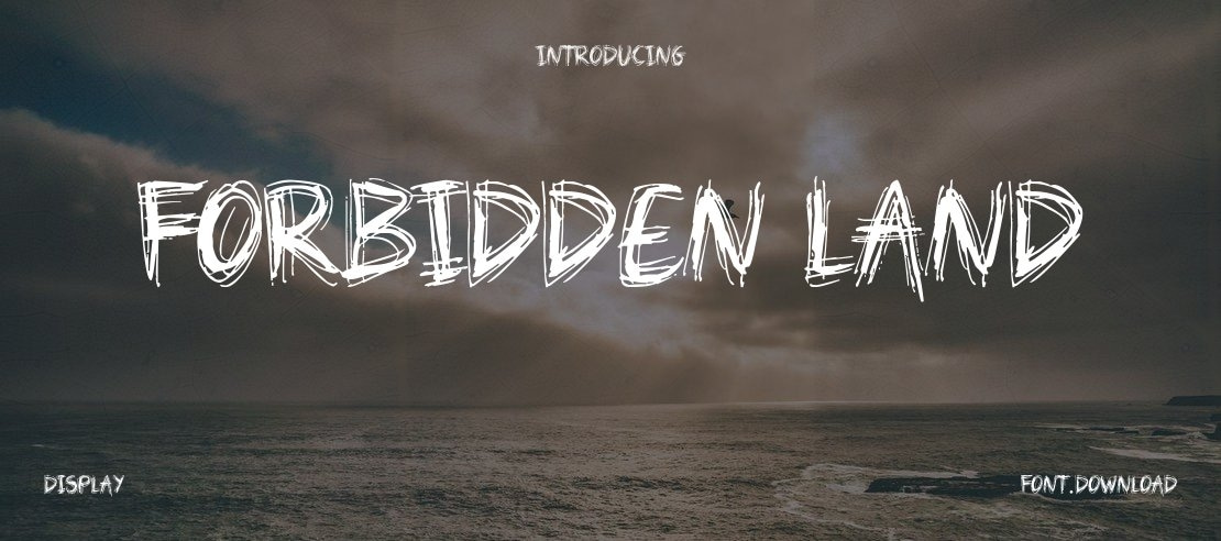 Forbidden Land Font