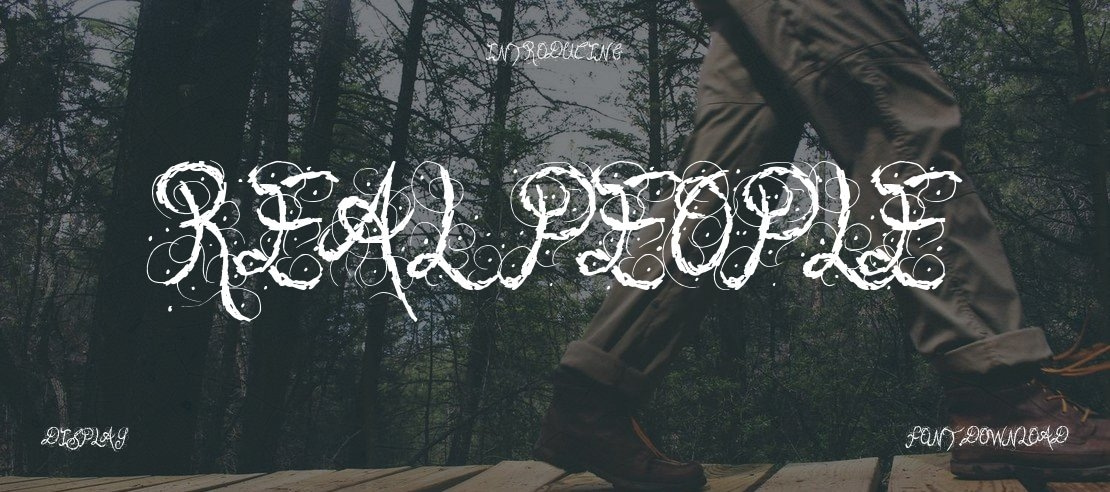 Real People Font
