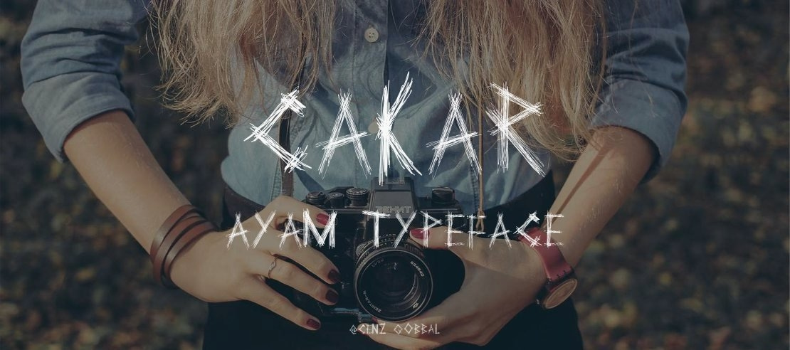 Cakar Ayam Font