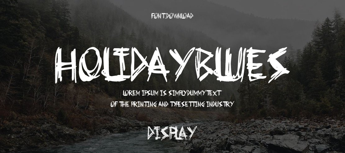 Holiday Blues Font