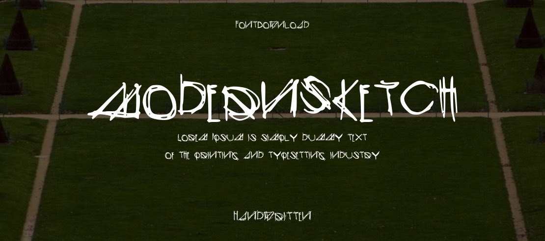 ModernSketch Font