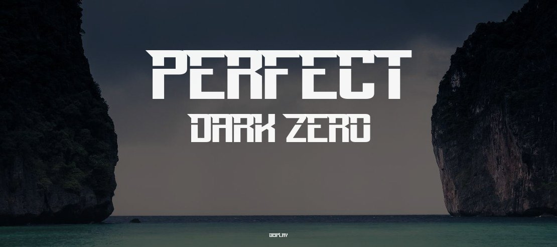 Perfect Dark Zero Font