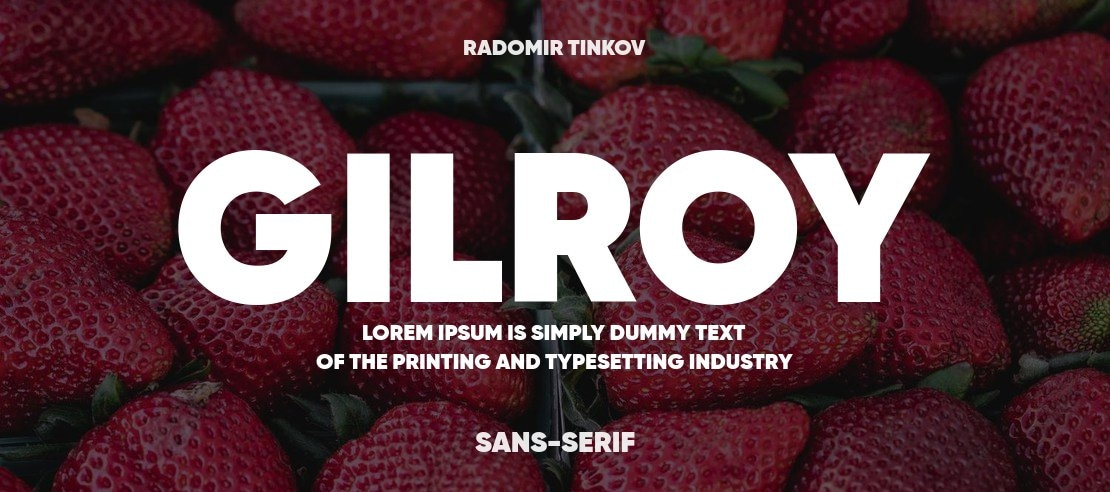 Gilroy Font Family