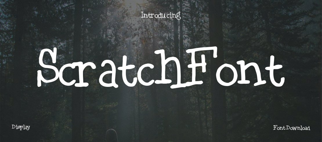 ScratchFont Font