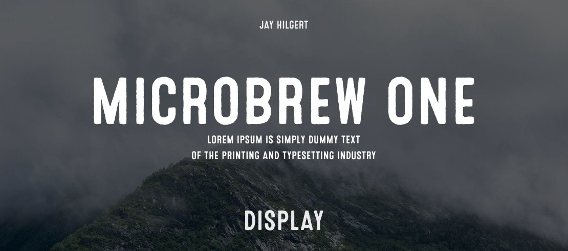 Microbrew One Font Family