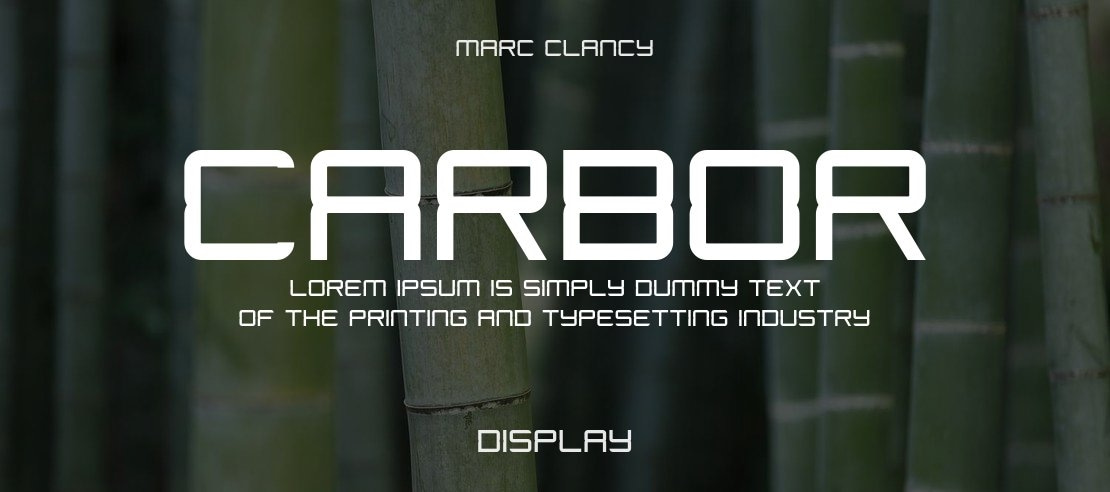 Carbor Font