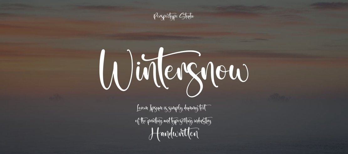 Wintersnow Font