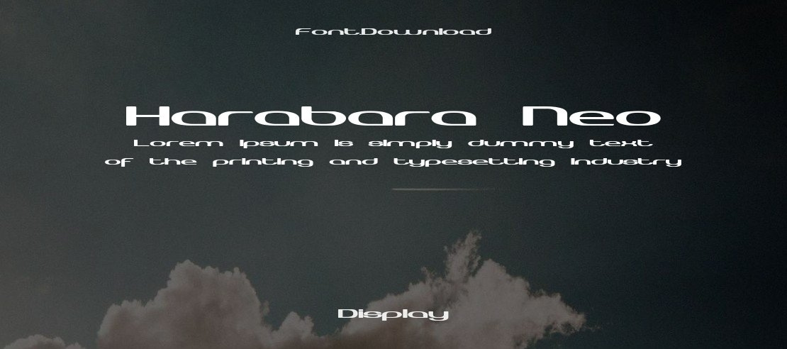 Harabara Neo Font