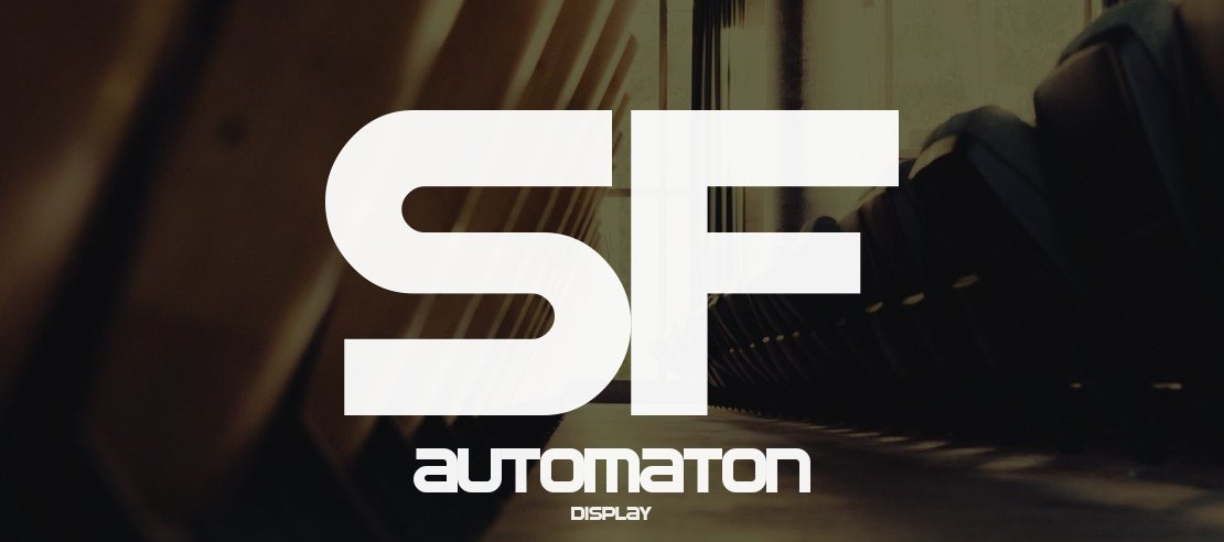 SF Automaton Font Family