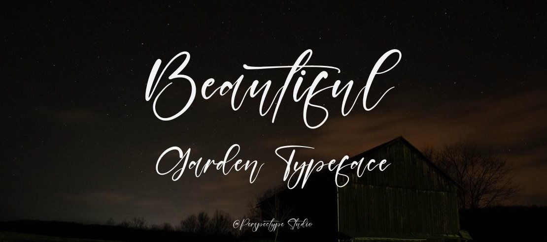 Beautiful Garden Font