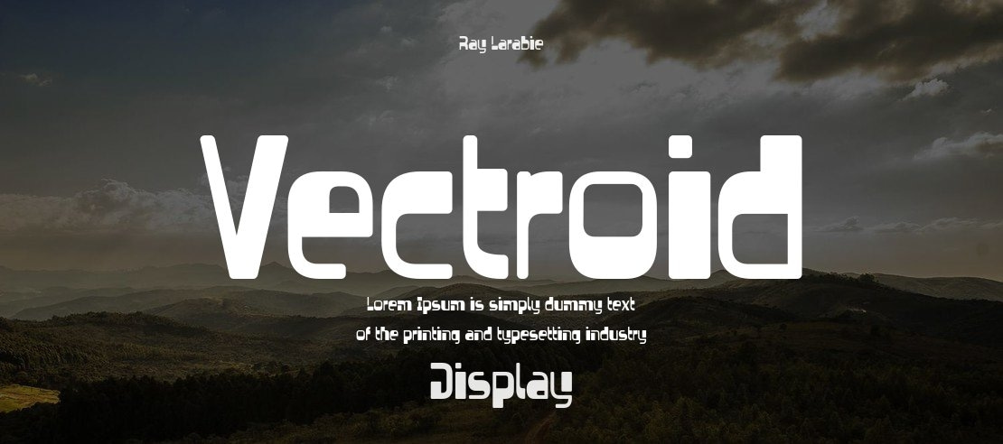 Vectroid Font