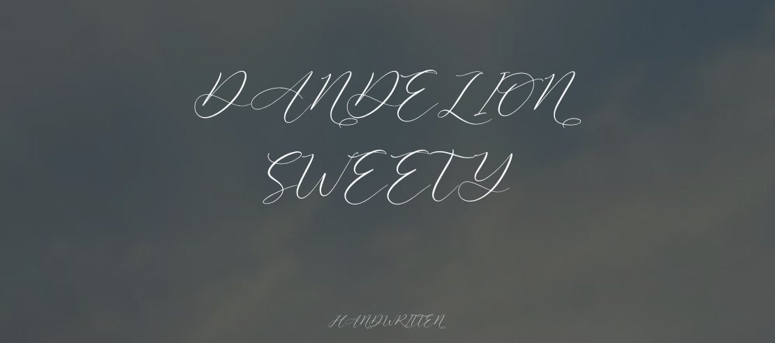 Dandelion Sweety Font