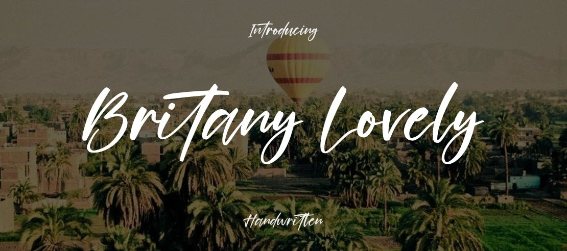 Britany Lovely Font