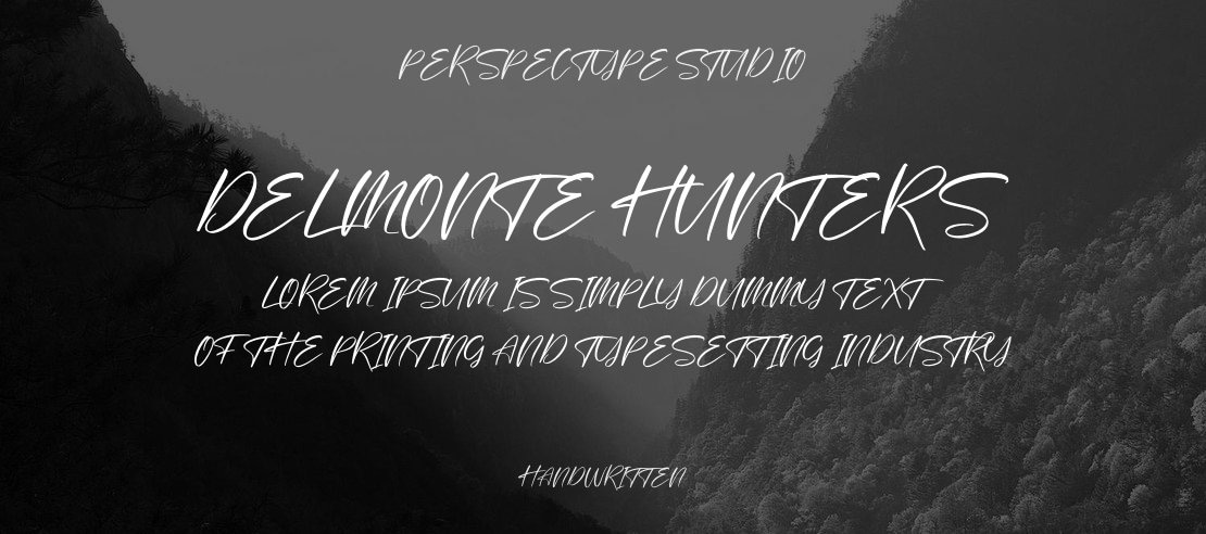 Delmonte Hunters Font