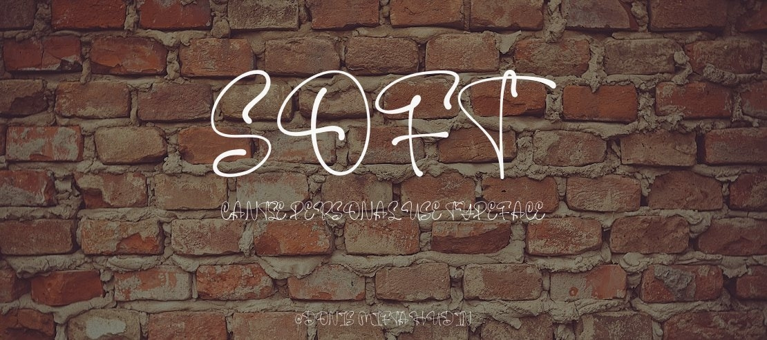 Soft Cantle Personal Use Font