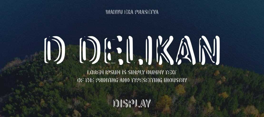 d Delikan Font