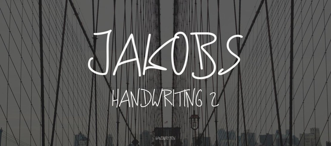 Jakobs Handwriting 2 Font