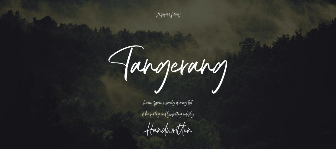 Tangerang Font