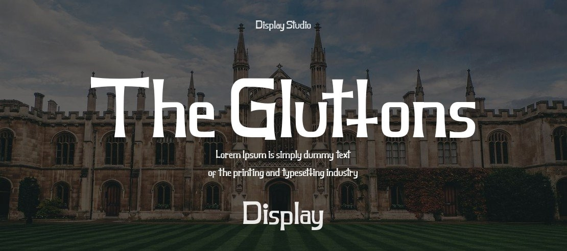 The Gluttons Font