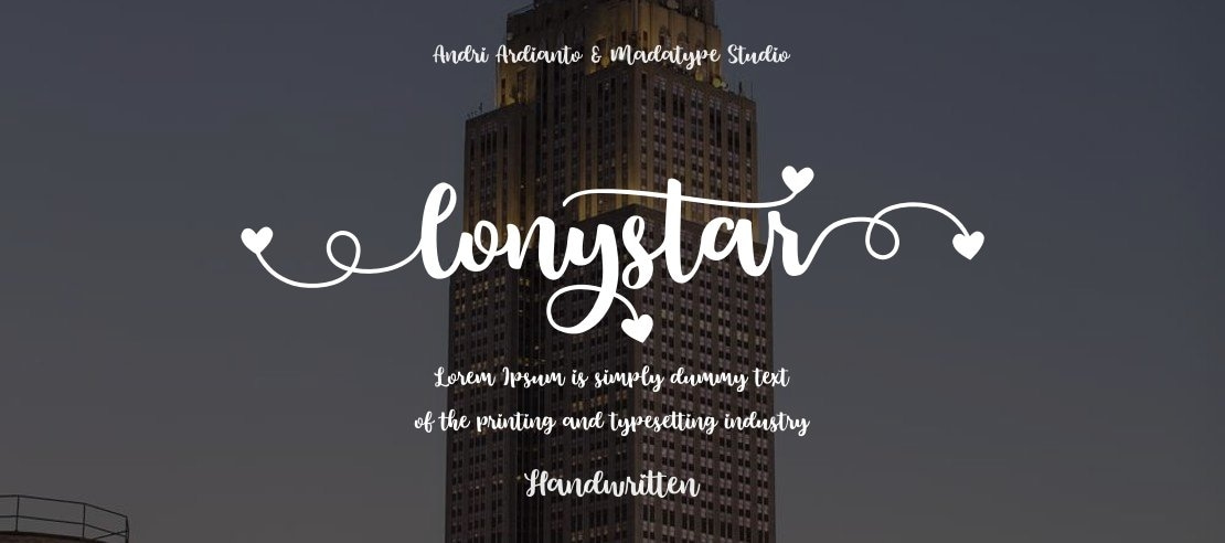 Lonystar Font