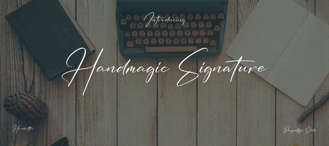 Handmagic Signature Font Family