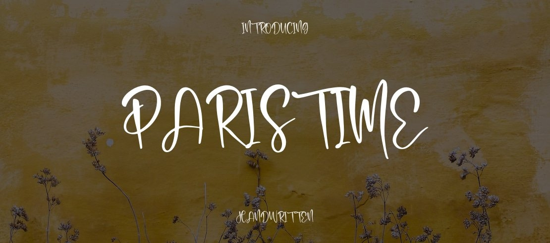 Paristime Font