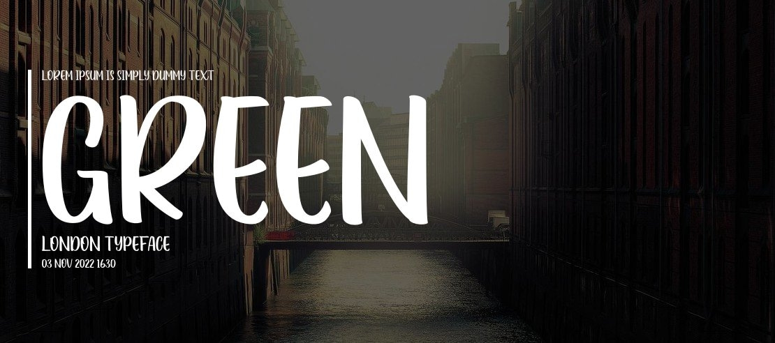 Green London Font