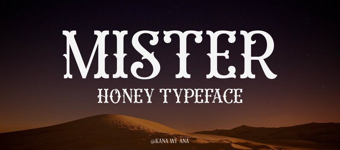 MISTER HONEY Font
