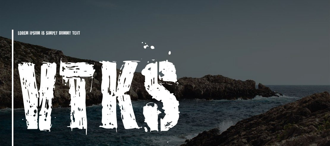 VTKS SMASH Font