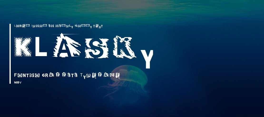 Klasky Fontso Graffiti Font