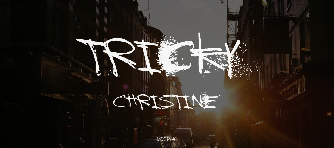 Tricky Christine Font