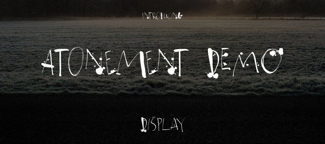 Atonement DEMO Font