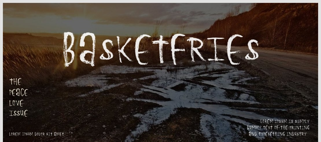 BasketFries Font