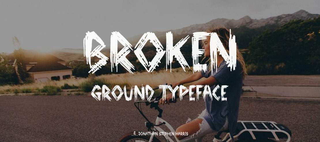 Broken Ground Font