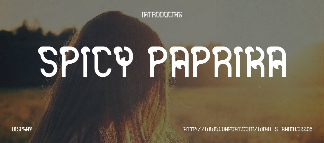 Spicy Paprika Font