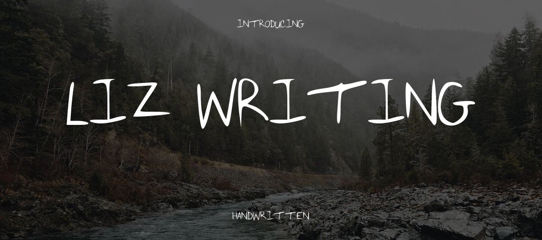 Liz_Writing Font