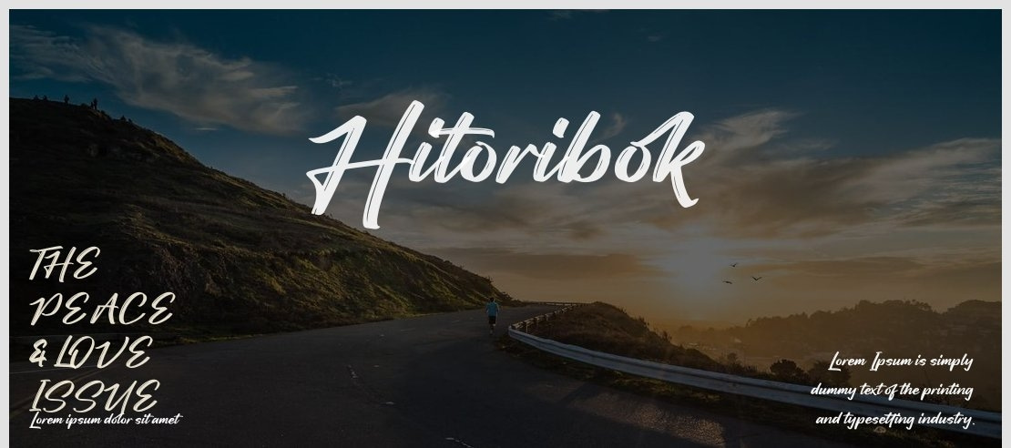 Hitoribok Font