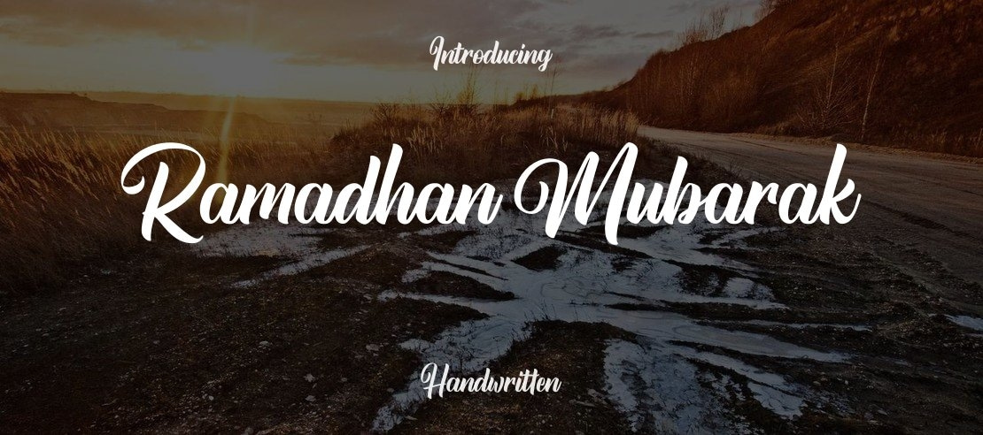 Ramadhan Mubarak Font