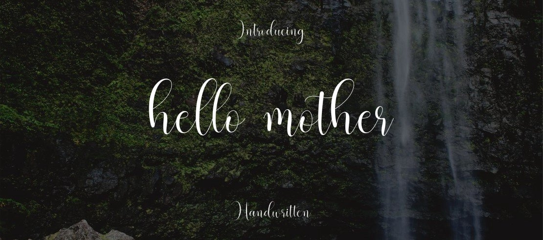 hello mother Font