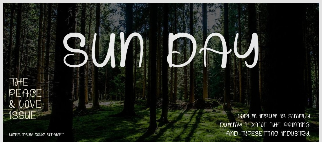 Sun Day Font