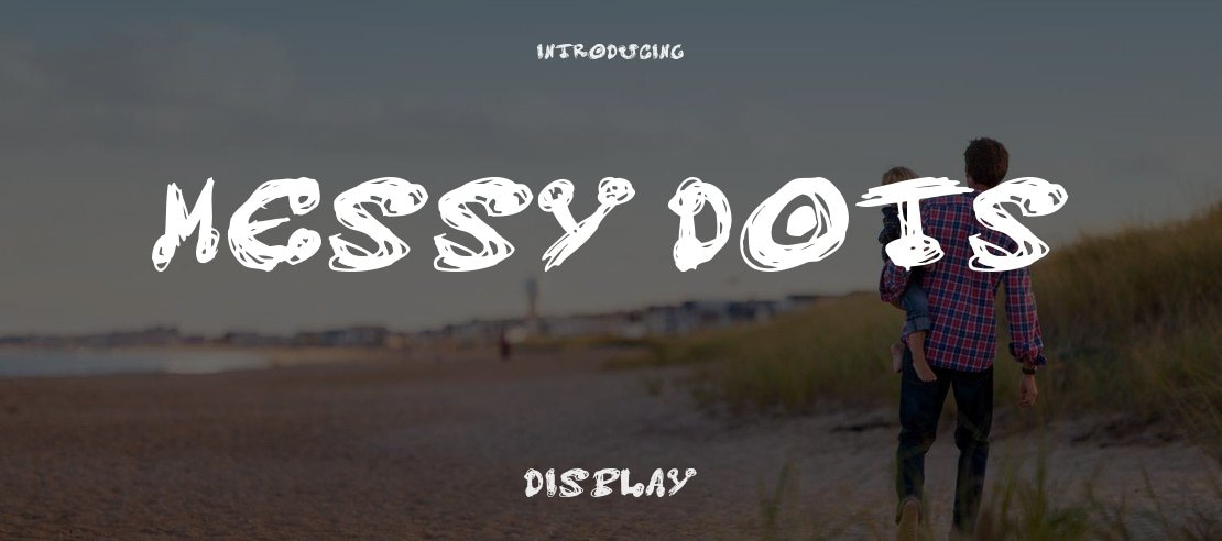 Messy dots Font