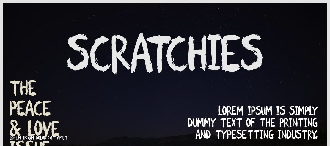 Scratchies Font