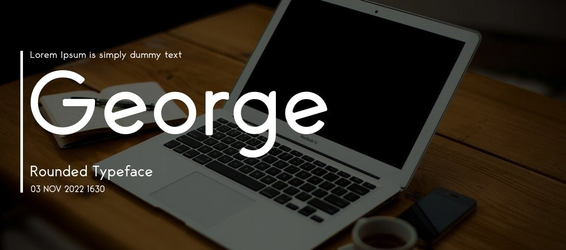 George Rounded Font Family